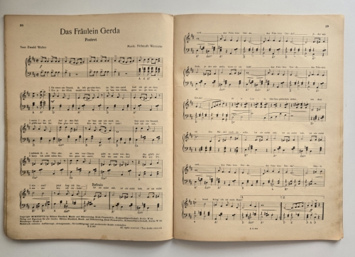Musik zum Tanz, Notenbeispiel